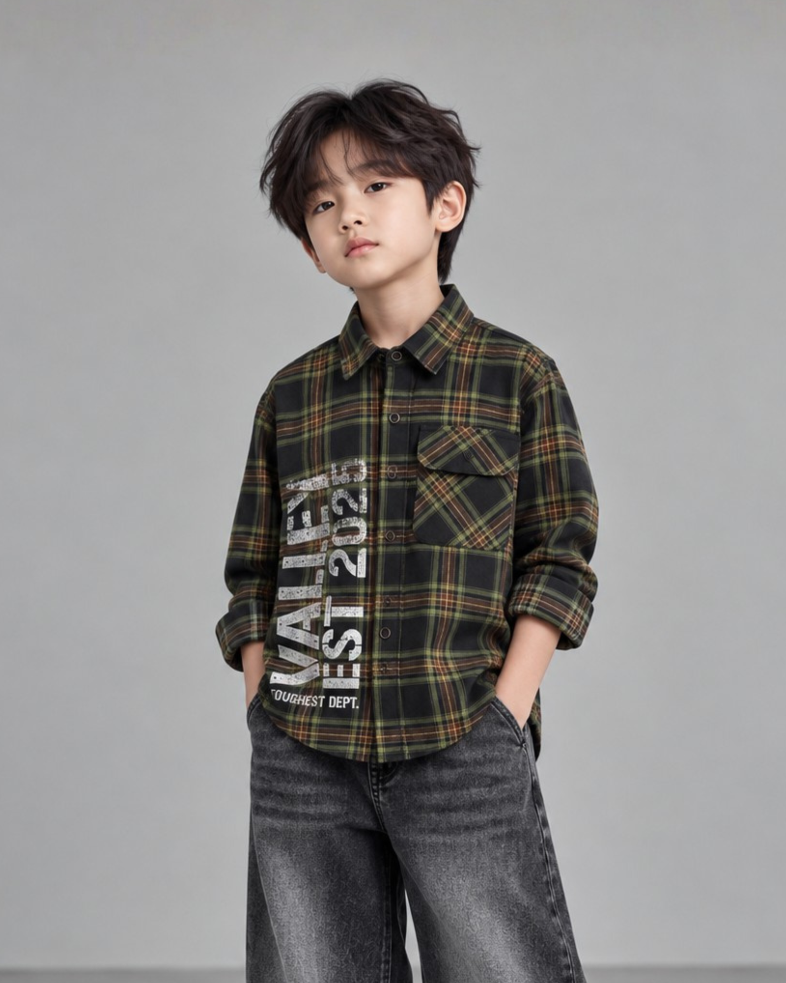 vadiboys-boys-olive-black-checked-streetwear-shirt